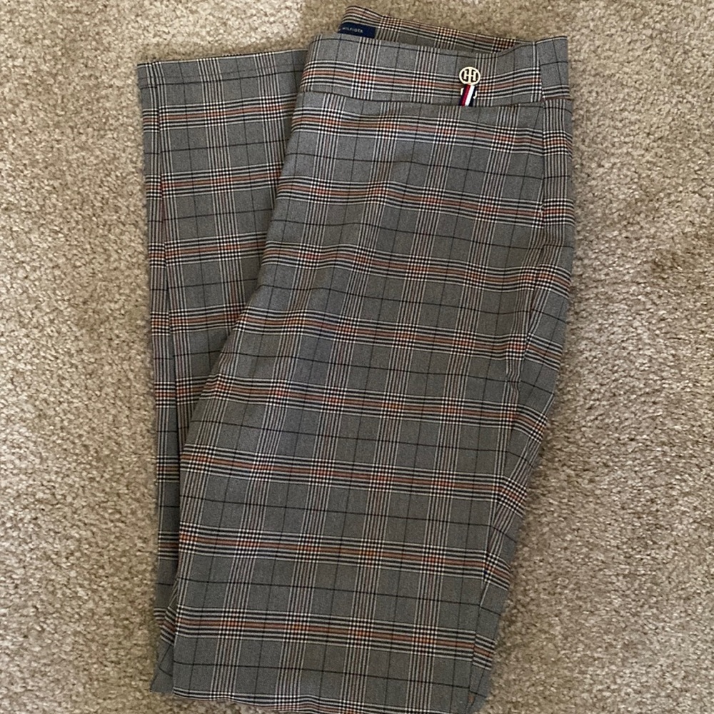 Plaid Women’s Dress Pants, Straight Leg, Tommy Hilfiger